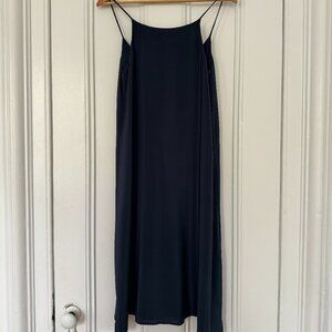 Megan Huntz Cobalt Silk Dress